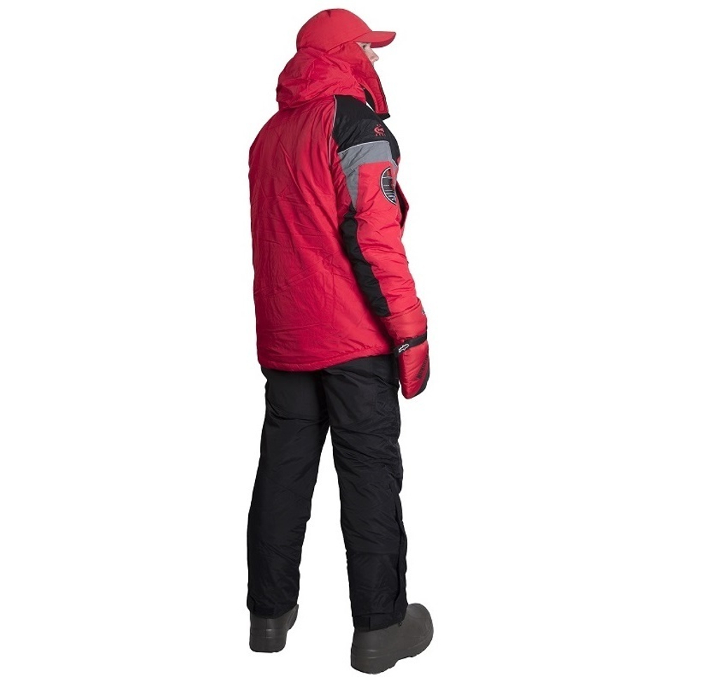Костюм зимний Alaskan Dakota красный/серый/черный XS (куртка+полукомбинезон)