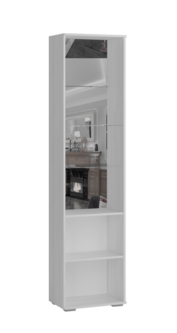 Шкаф-пенал с витриной Ливорно ЛШ-4, ясень