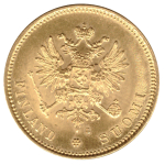 20 марок 1911 год (L). Россия для Финляндии. Золото XF-AU