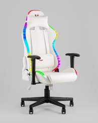 Кресло спортивное TopChairs GMM-080 белый на черной базе