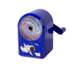 Точилка механическая Alingar, "Космическая романтика", 1 отверстие, пластик. корпус, цвет ассорти, инд. упаковка, 60*90*100 мм