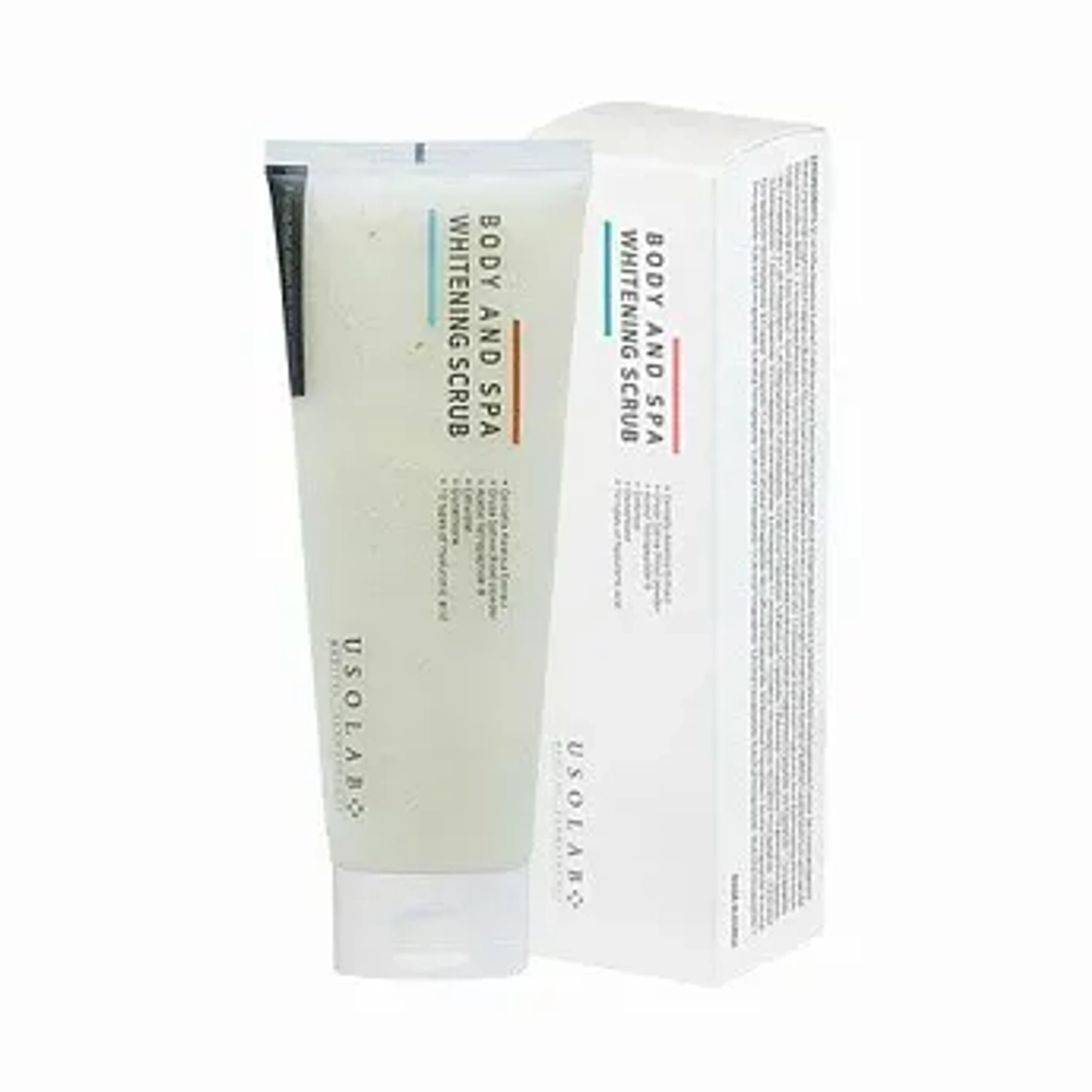 USOLAB Осветляющий корректирующий скраб для тела 200 мл | Body And Spa Whitening Scrub