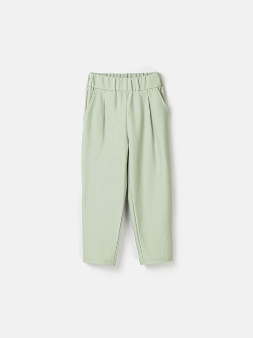 Брюки слоучи из джинскота 