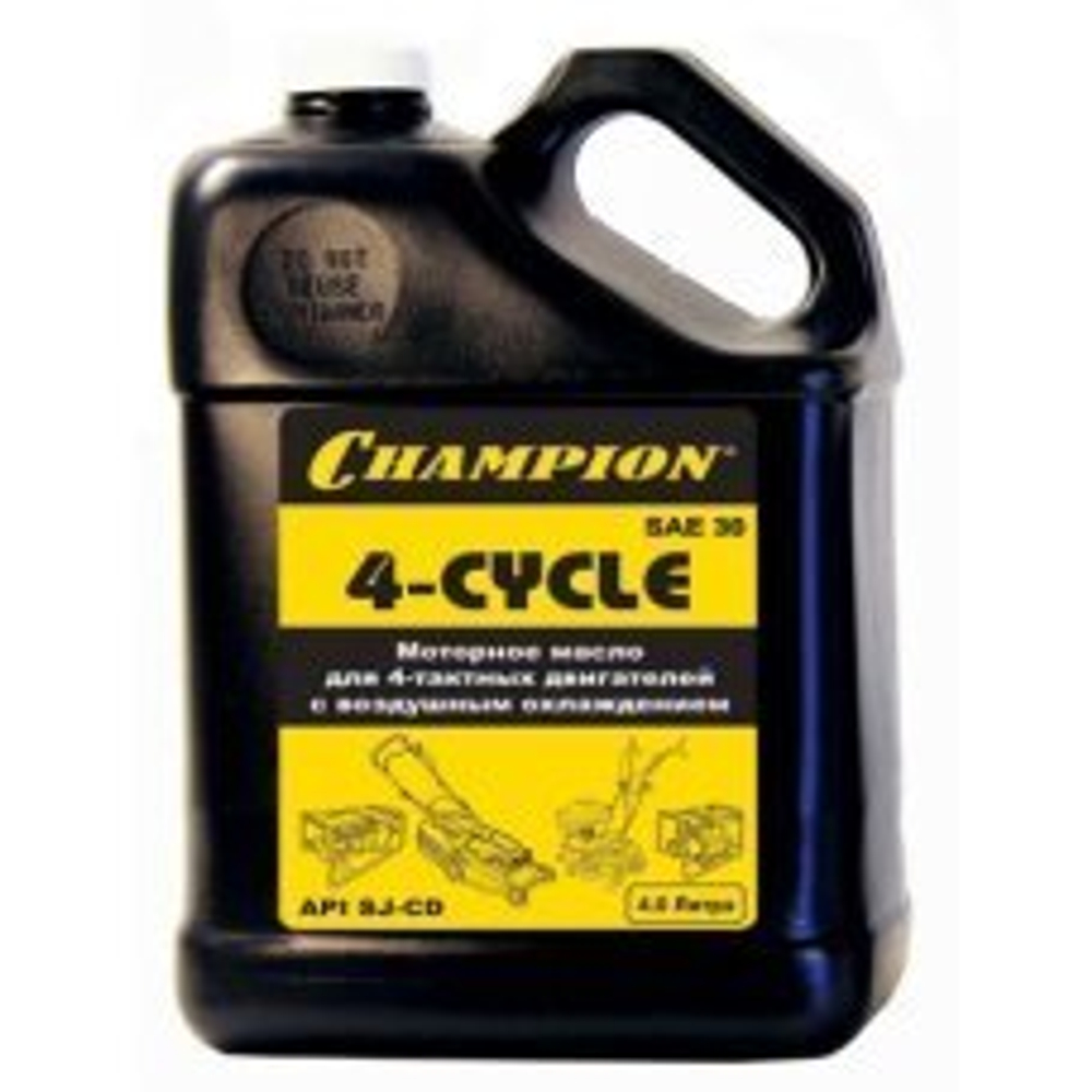 Масло CHAMPION 4-х тактное SAE30 минеральное 4 л     952821