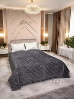 Покрывало 220х240 стеганое для кровати и дивана