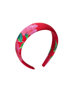 ОБОДОК КРАСНЫЙ С КРУПНЫМИ ЦВЕТАМИ