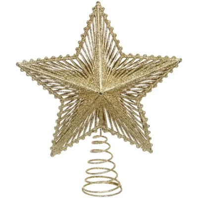 Звезда на ёлку 20*23 см «Волшебница», Золото