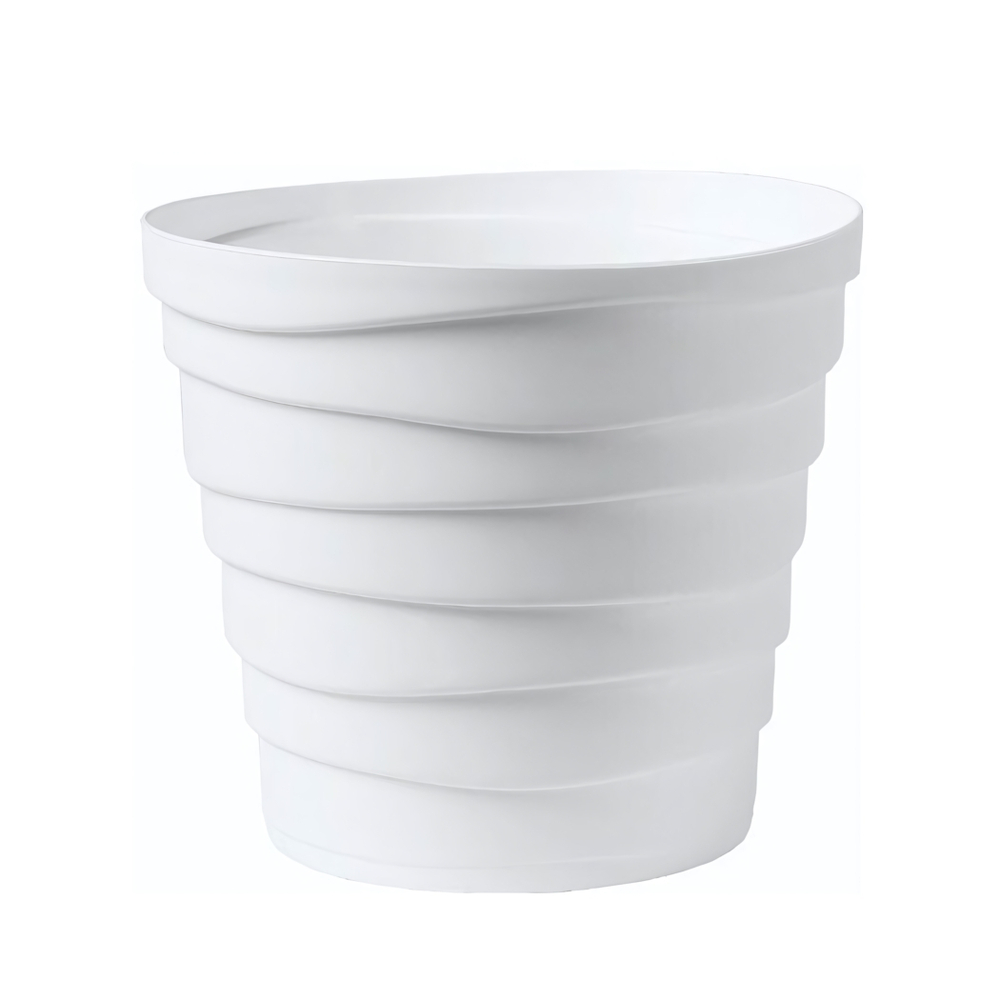 Кашпо "Бархан" (0,9л) Цв. Белый