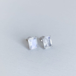 Серьги Сингапур с лунным камнем