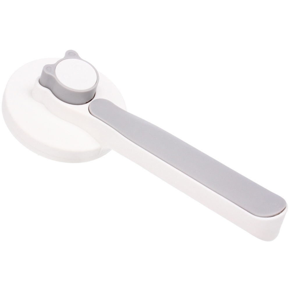 Расческа - пуходерка с кнопкой самоочистки «ПРЕМИУМ - МОЙ БРО», цвет серый, 7.5*19см (коробка)