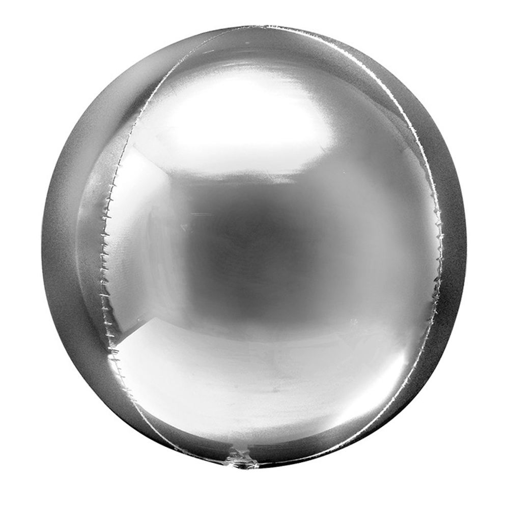 Р Сфера 3D 25"/63 см. Серебро