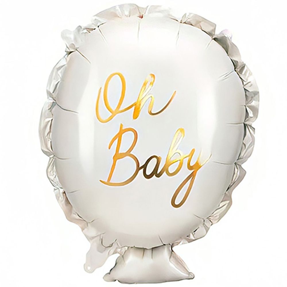 Фигура BABY Шарик белый 25&quot; ВЗ