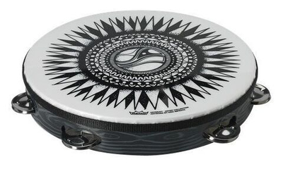 Artbeat Тамбурин Однорядный 10", 8 Пар Джинглов, Рисунок New Sun Remo Ta-9110-88-Ab003