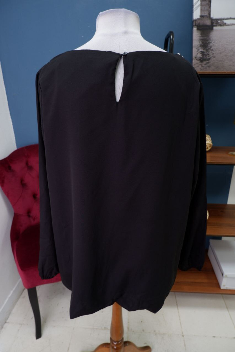 Блузка Maxi Blue красивая 52 размер