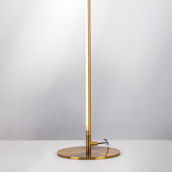 748733 Торшер TUBO LED 24W 2500LM 80G ЗОЛОТО 3000K