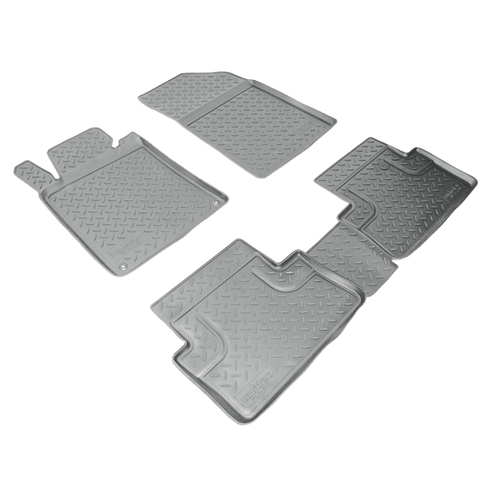 Ковры в салон Norplast/Unidec для Peugeot 508 (2011-)Полиуретан,Серый, арт.NPL-Po-64-60-G