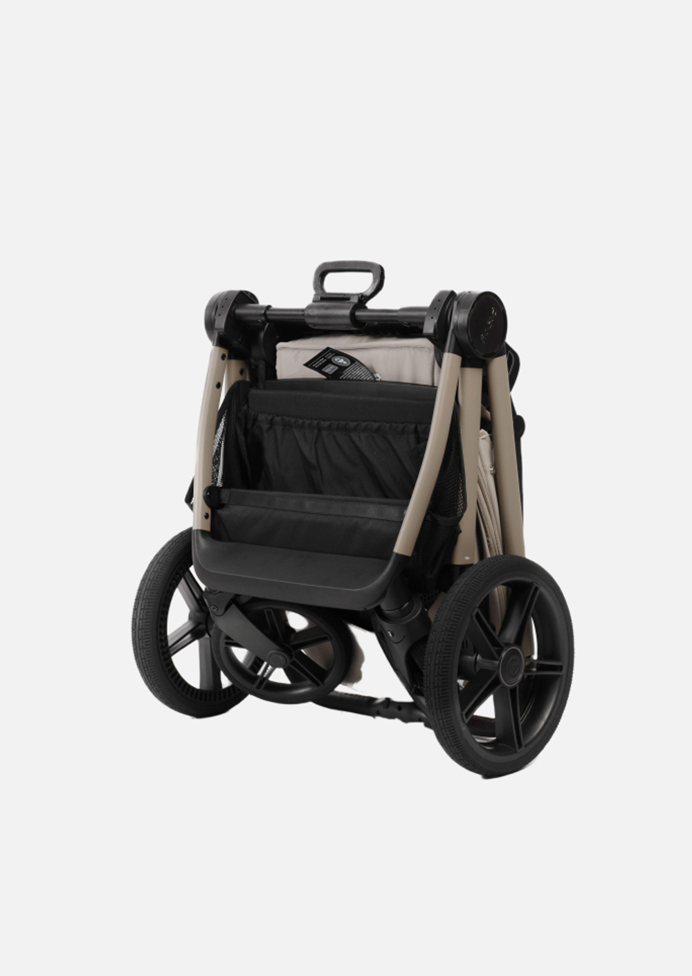 Peppy Коляска детская Monaco thermo 2 в 1 Latte (бежевый), рама серо-коричневая