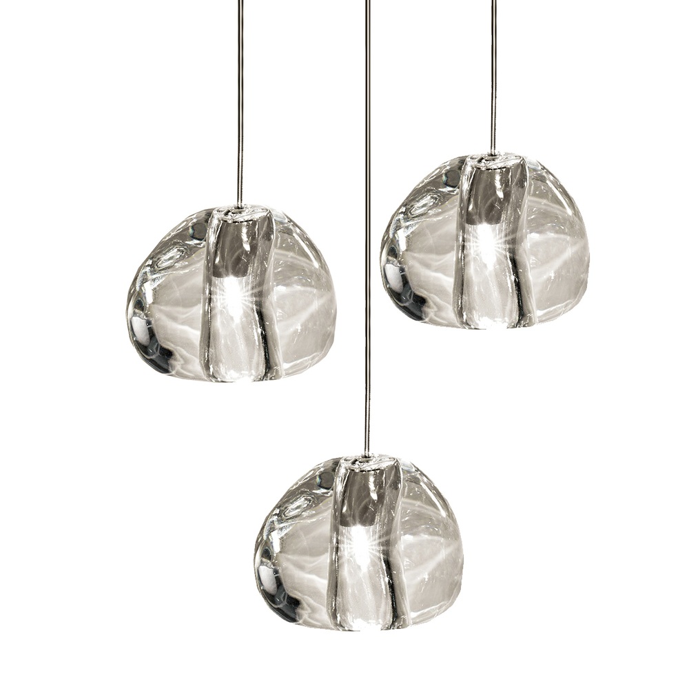 Pendant design lamp   Mizu by Terzani (3 suspension)