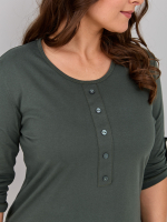 Лонгслив ЛНк-005/темно-зеленый