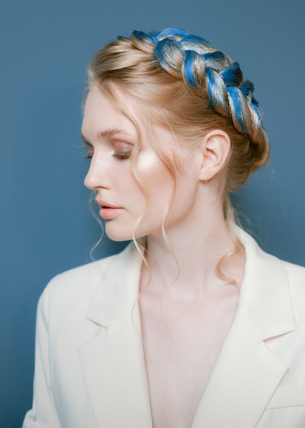 Декоративный гель для лица, волос и тела Color Gel Blue