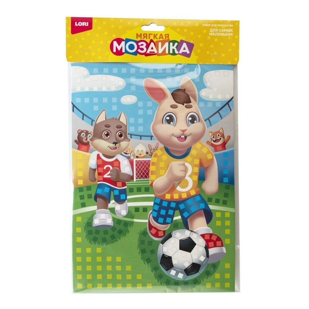 Мягкая мозаика из ЭВА (большой набор) "Футболисты" (Lori)