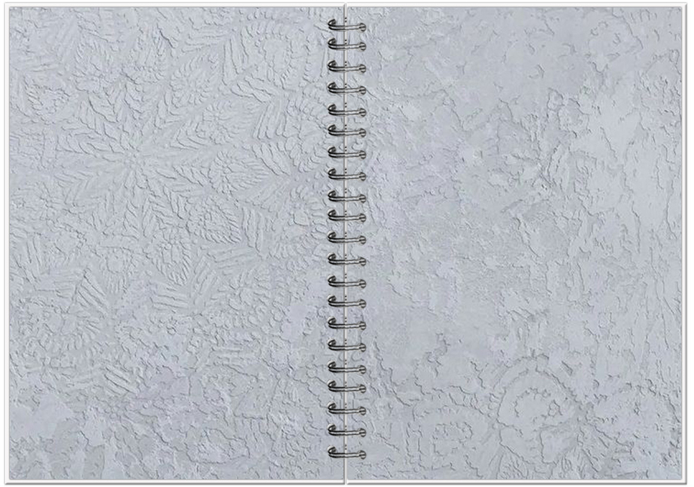 Скетчбук STREET ART c фоновыми страницами (32 фактуры ) А5, 32 л., жесткая ламинированная обложка софттач, мет.гребень слева