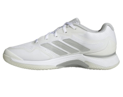 Женские теннисные кроссовки Adidas Avacourt 3 Clay - cloud white/silver metallic/dash grey
