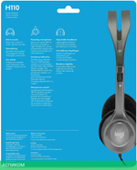 Гарнитура Logitech Stereo Headset H110 (981-000271)