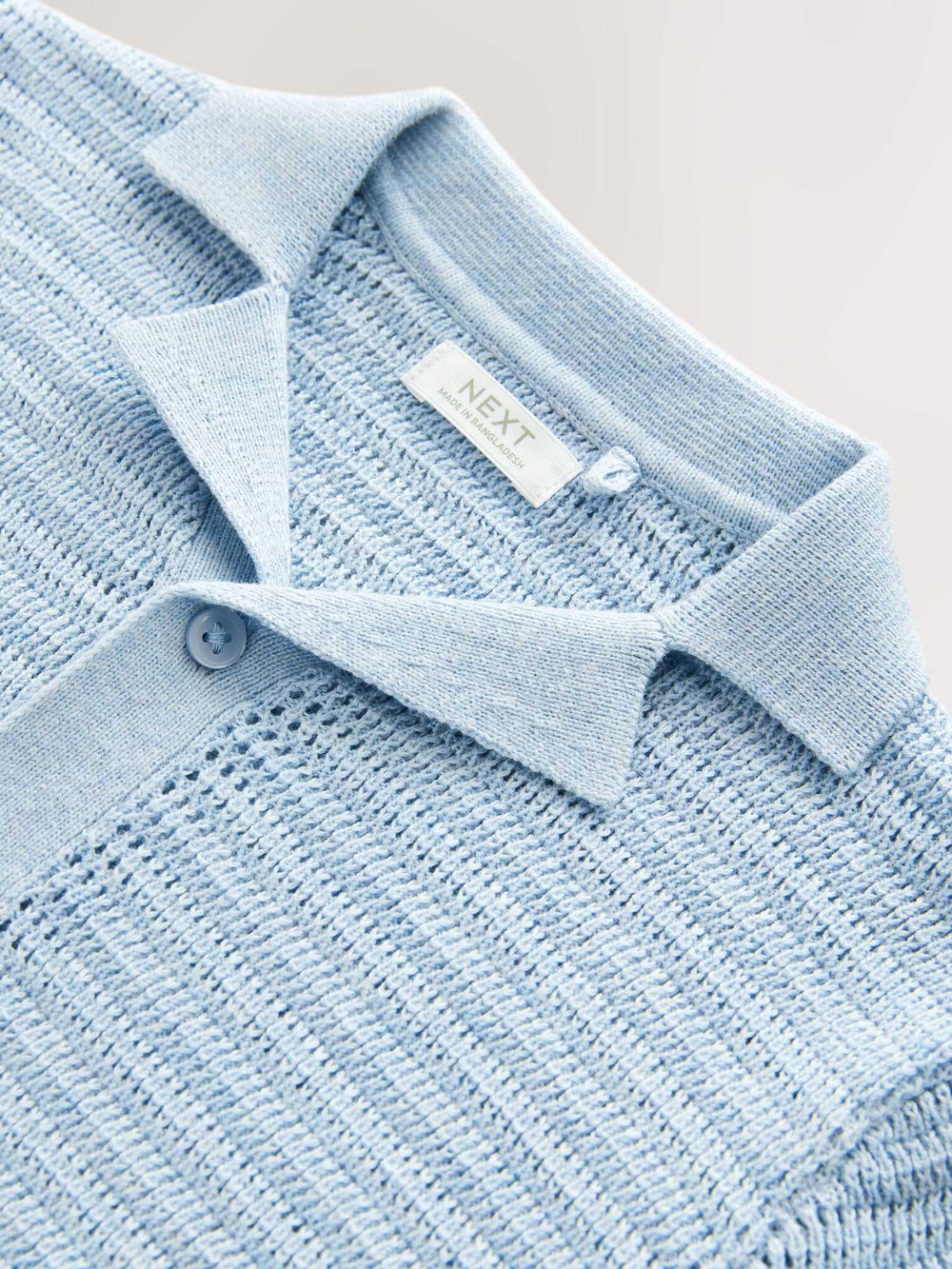 Кардиган с коротким рукавом для мальчика Next E27-761, Голубой