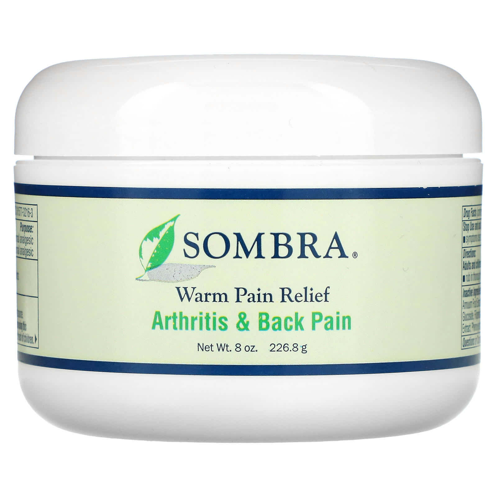 Sombra Professional Therapy, Warm Therapy, натуральный гель для облегчения боли, 226,8 г (8 унций)