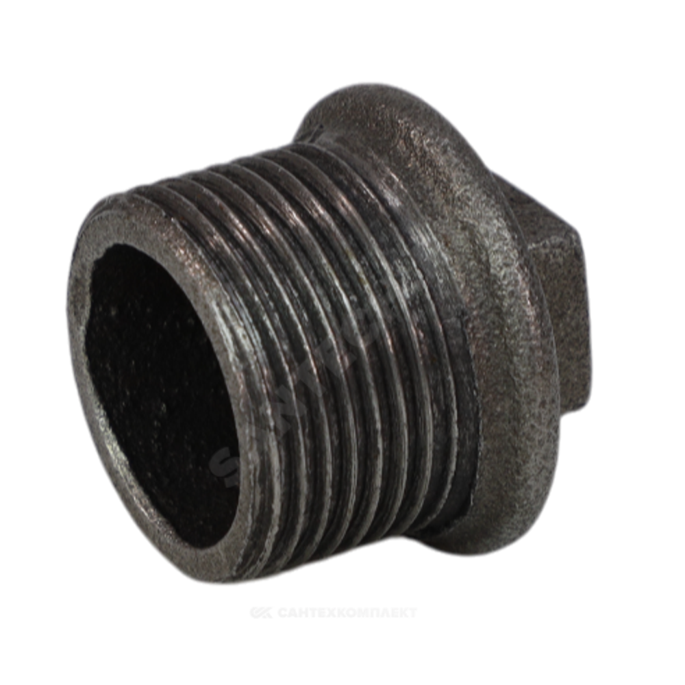 Заглушка чугун Ду 32 (1 1/4") НР Fittex PLUS
