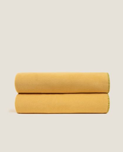 Плед Без коллекции Frati Home 160x200 Желтый