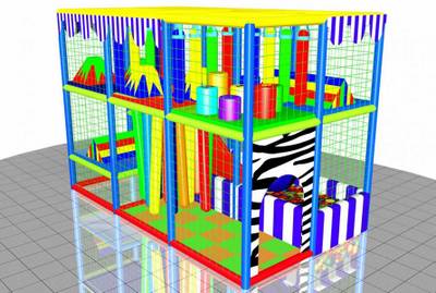 Детский игровой лабиринт  «Лабиринт Полосатик»