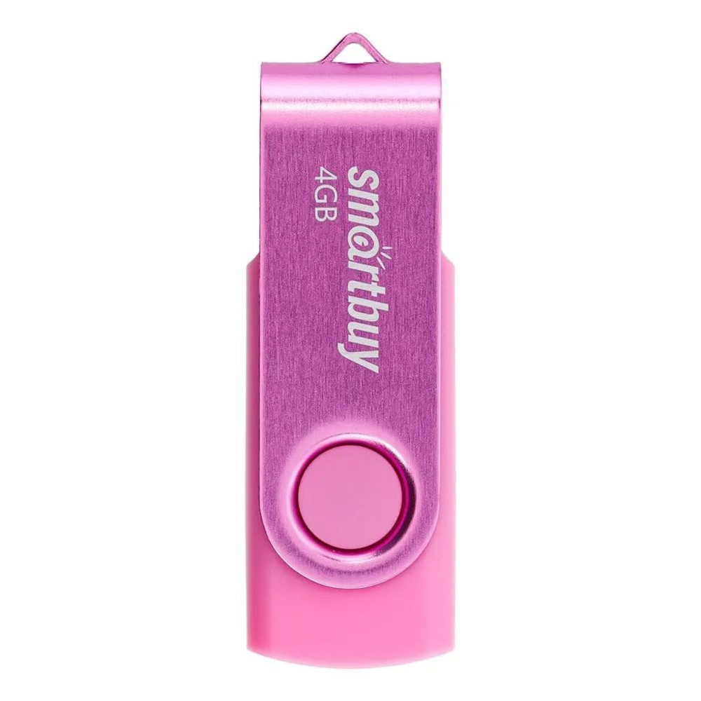 Флеш-драйв 4 GB USB 2.0 Smartbuy Twist Pink