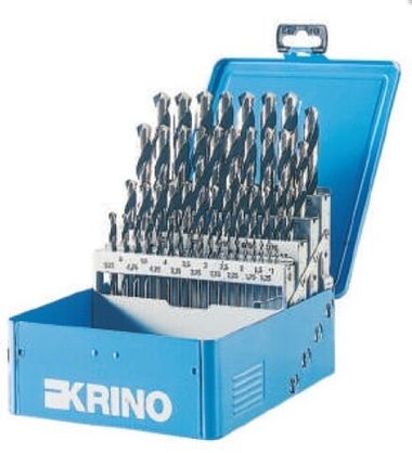 Набор сверл по металлу из быстрорежущей стали HSSG 1-13мм 49пр Krino 1085412