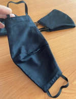 Маска многоразовая S маленькая, 2-х слойная, хлопок 100% (гигиеническая)