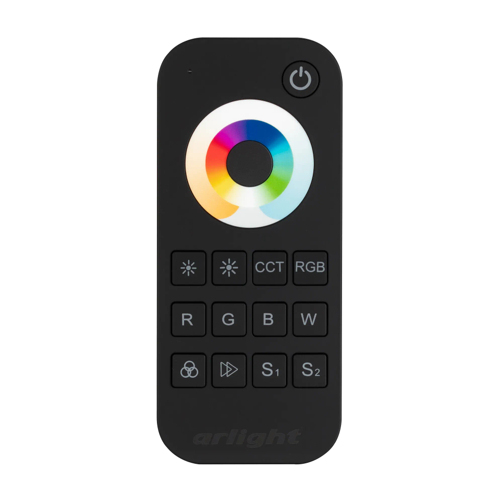 Пульт SMART-R21-MULTI Black (1 зона, 2.4G) (Arlight, IP20 Пластик, 5 лет) 023472