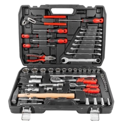 Набор инструментов 77пр. 1/4'', 1/2''(6гр.)(4-32мм) FORCEKRAFT FK-4772-5