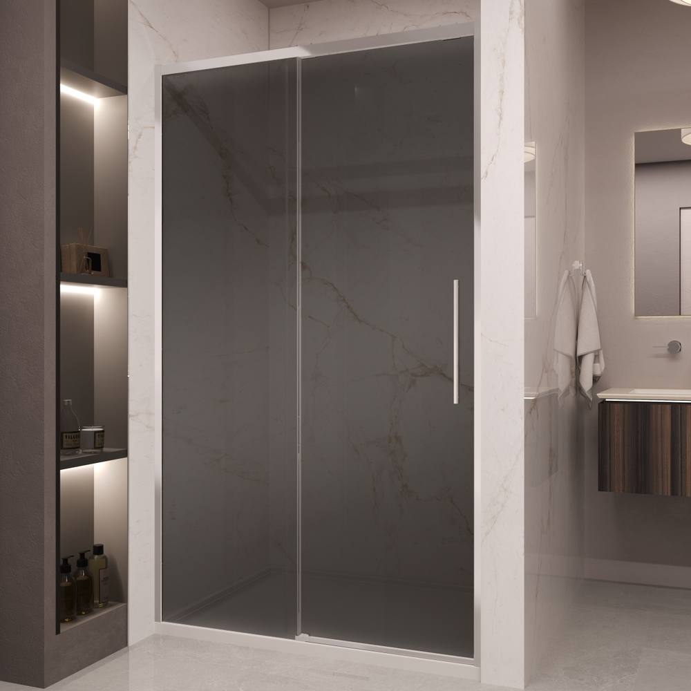 Душевая дверь Stella VDS-1ST120CG, 1200, хром, стекло тонированное