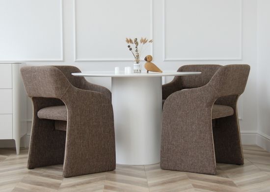 Стол обеденный Type D 110 см основание D 43 см (белый)