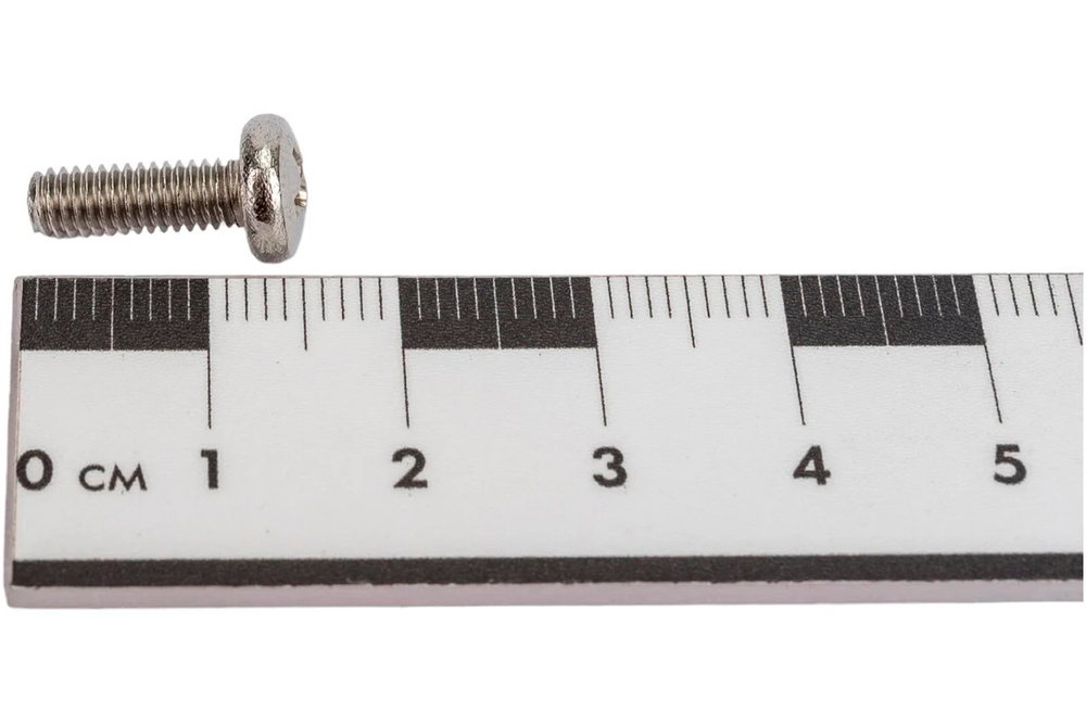 4х12 Винт полукруг. нерж. А2 DIN7985 PH (40 шт.)