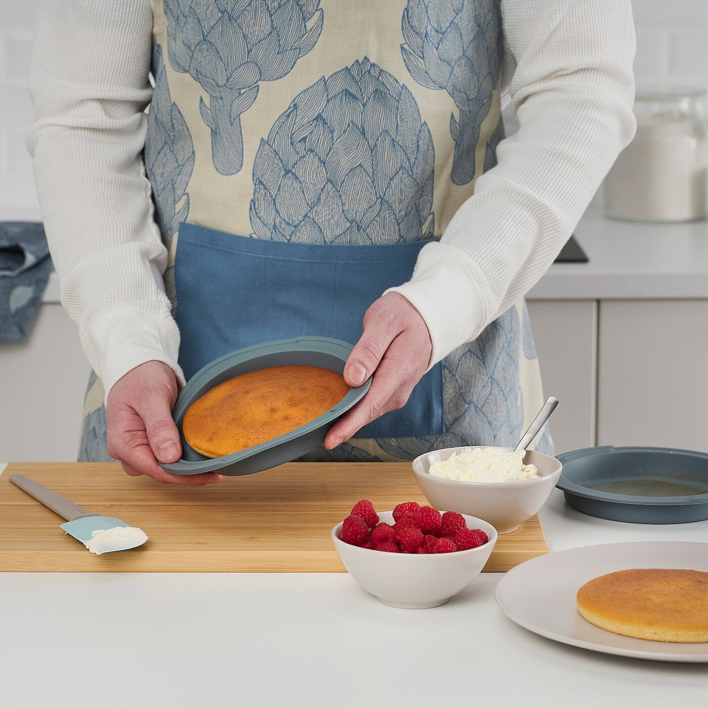 IKEA KANTNÅL  (ИКЕА КАНТНÅЛ)  -  Форма для выпечки, серо-бирюзовая, 18 см