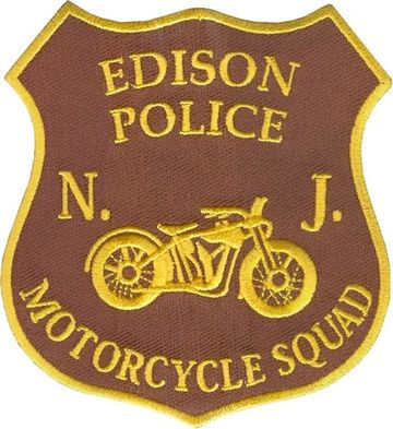 Нашивка Edison Police Motorcycle Squad - Мотобатальон полиции Эдисона