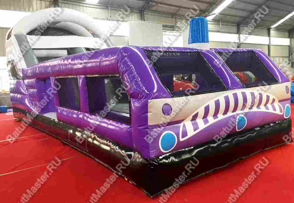 Детская надувная горка "Патруль времени"