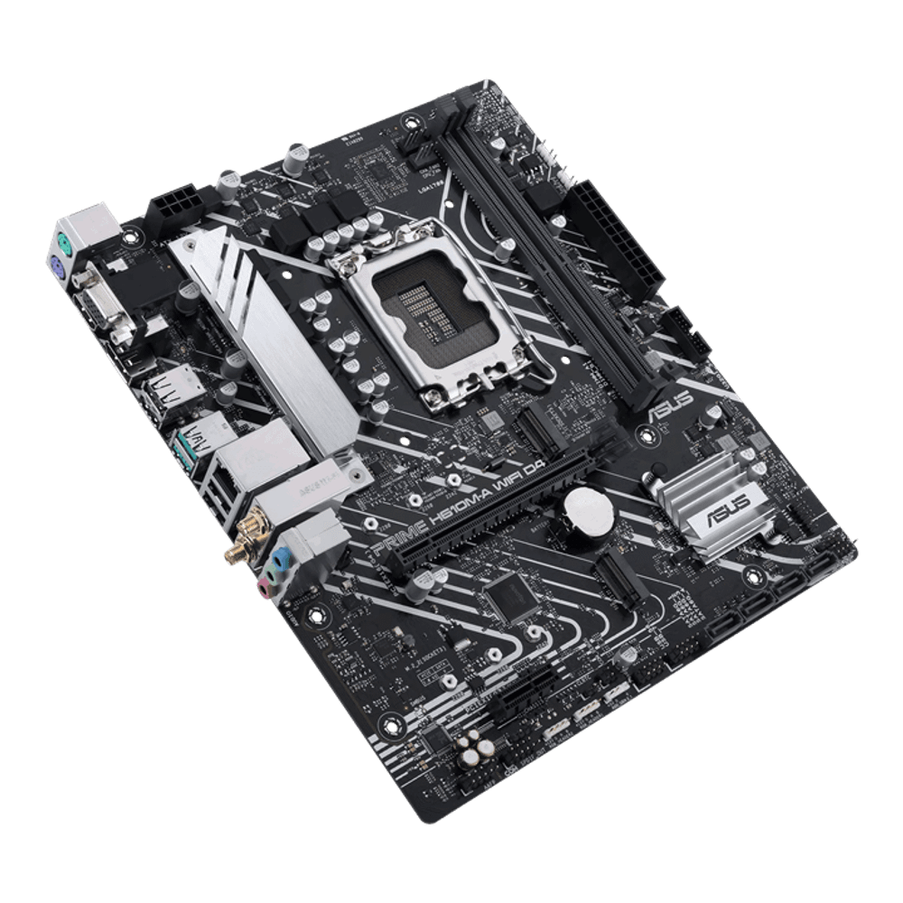Материнская плата ASUS PRIME  H610M-A WIFI D4, LGA1700 2xDDR4 4xSATA3 2xM.2 1xD-Sub 1xHDMI 1xDP mATX