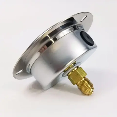 Манометр гидравлический на 10 бар (150 psi), 63 мм, G 1/4" фланцевый, виброустойчивый - глицериновый