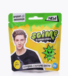 ИГРУШКА SLIME ВЛАД ЗЕЛЕНЫЙ А4 80ГР SLM056