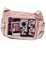 Сумка через плечо с прозрачным окошком