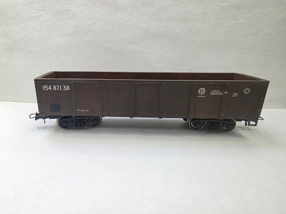 Полувагон КАЗТЕМIРТРАНС, коричневый (тележки ММ)