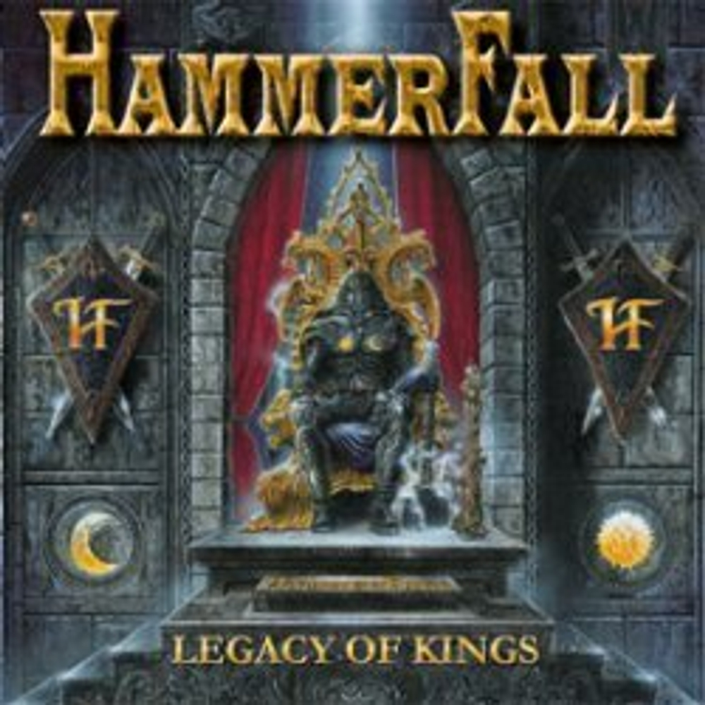 HAMMERFALL - LEGACY OF KINGS + bonus tracks 1998, лицензионный музыкальный компакт диск